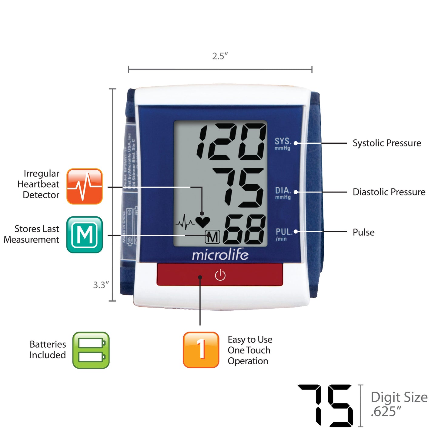 Automatic Wrist Blood Pressure Monitor