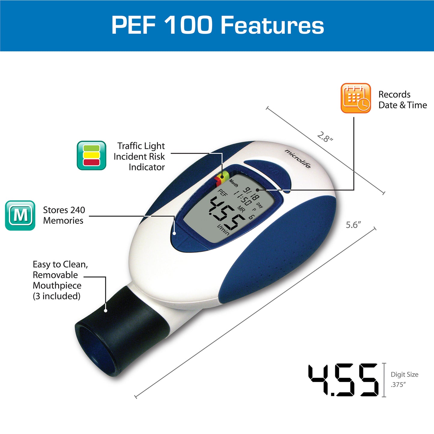 Digital Peak Flow Meter
