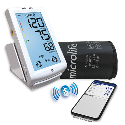 Premium Bluetooth Illuminated Touch Screen Blood Pressure Monitor
