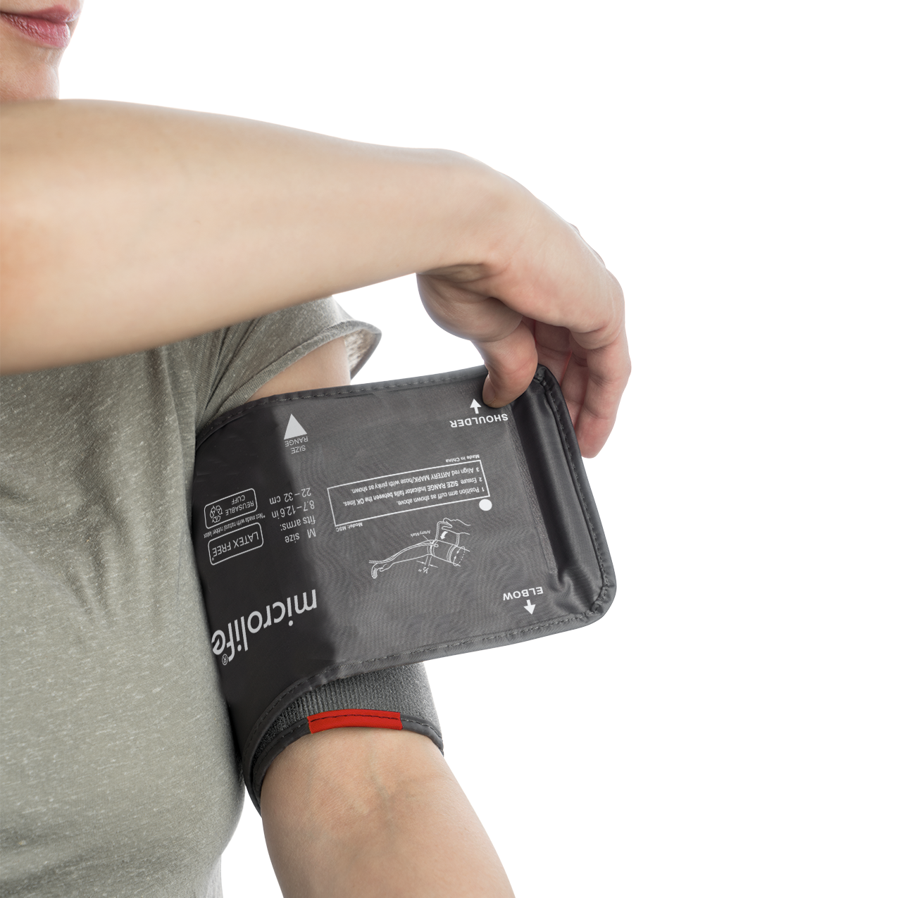 Medium Blood Pressure Cuff, Fits Upper Arms 8.7”-12.6″