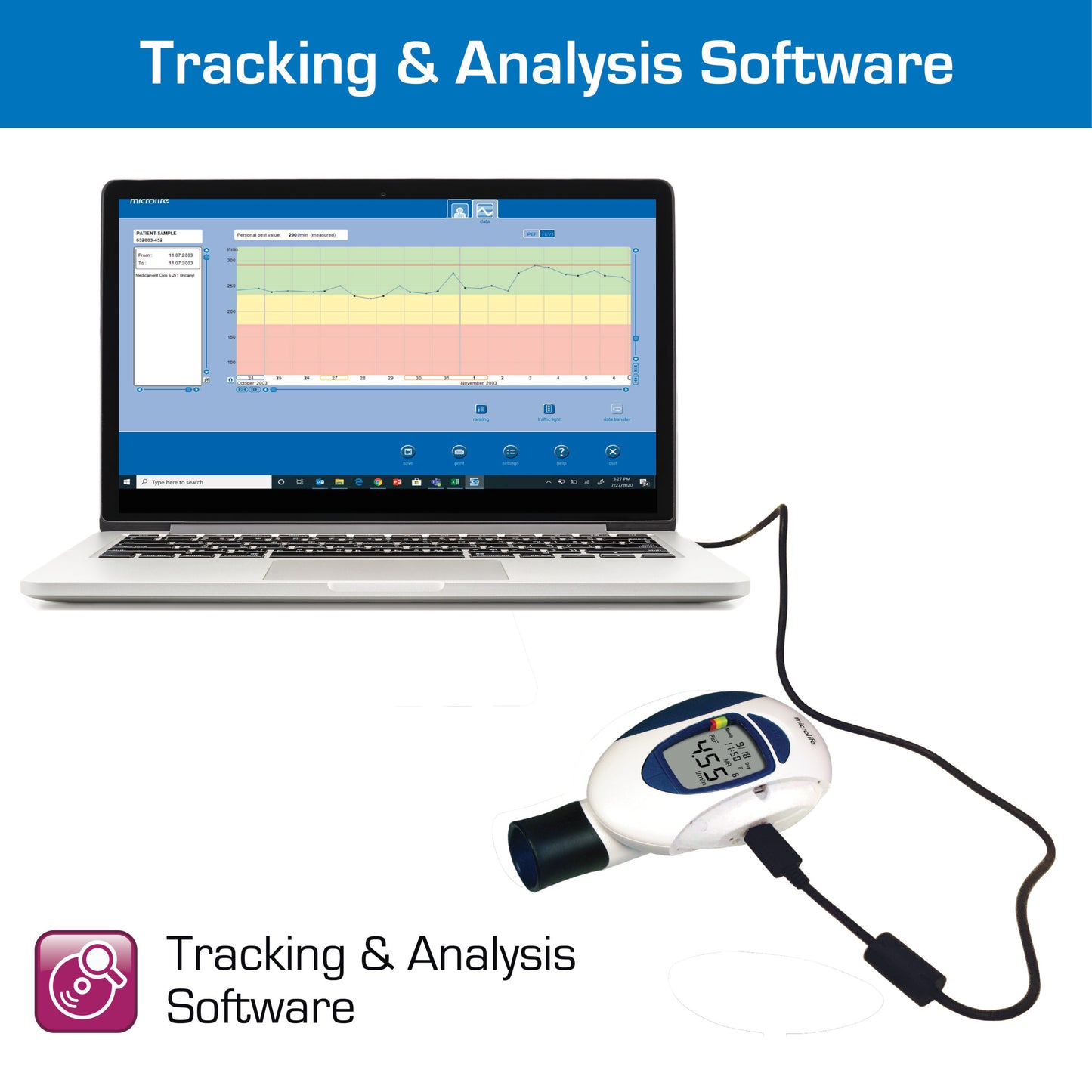 Digital Peak Flow Meter