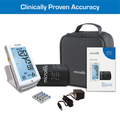 Premium Bluetooth Illuminated Touch Screen Blood Pressure Monitor